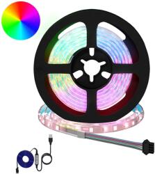 vidaXL LED szalag 24 pcs Fekete és Átlátszó 130 x 0, 8 x 0, 3 cm (3429107)