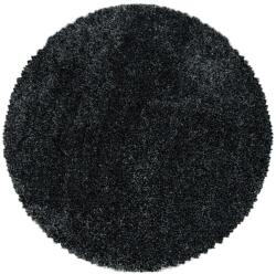 Ayyildiz Covor gri antracit rotund ø 120 cm Fluffy - Ayyildiz Carpets Covor