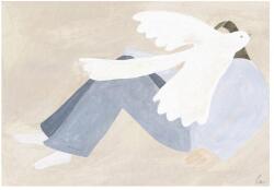 The Poster Club Постер 70x50 cm Bright Bird - Clara Schicketanz - The Poster Club (17401-7)