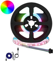 vidaXL LED szalag 4 pcs Fekete és Átlátszó 25 x 0, 8 x 0, 3 cm (3429112)