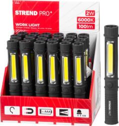  Munkalámpa Strend Pro Worklight CWL1046, COB LED 100 lm, 3xAAA, munka, mágnes, csomag 24 db