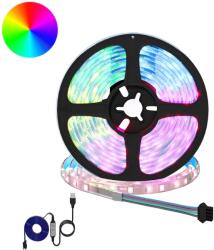 vidaXL LED szalag 4 pcs Fekete és Átlátszó 300 x 0, 8 x 0, 3 cm (3429124)