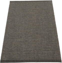 Pappelina Антрацитен килим за открито и закрито 70x120 cm Emm Black Linen - Pappelina (EMMX712)
