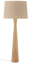 Bloomingville Бежова подова лампа с текстилен абажур (височина 130 cm) Leonor - Bloomingville (82068057)