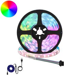 vidaXL LED szalag 24 pcs Fekete és Átlátszó 400 x 0, 8 x 0, 3 cm (3429127)