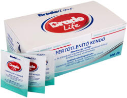 Bradoline Bradolife fertőtlenítő kendő 100db (5997001770979)
