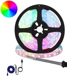 vidaXL LED szalag 24 pcs Fekete és Átlátszó 210 x 0, 8 x 0, 3 cm (3429111)