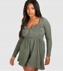 Boohoo Khaki Hosszú Ujjú Overál GZ6 B18__XXL