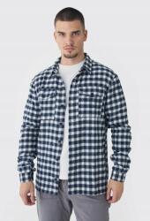 Boohooman Kockás Gombos Ing R31 B18__M