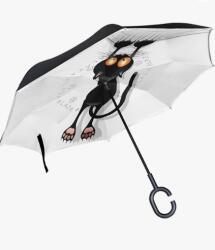  Isaoa kézi esernyő, összecsukható, fekete