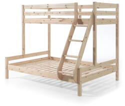 VIPACK Pino Martin borovi fenyő emeletes gyerekágy, 140x200/90x200 cm - Vipack