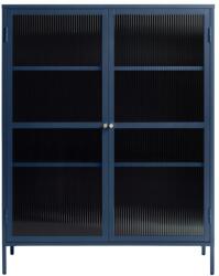 Unique Furniture Bronco kék fém tálalószekrény, magasság 140 cm - Unique Furniture