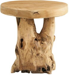 House Nordic Teakfa kerek tárolóasztal ø 40 cm Palena - House Nordic