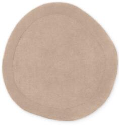 Villeroy&Boch Bézs kézi szövésű gyapjúkeverék kerek szőnyeg ø 160 cm Kari Organic - Villeroy&Boch