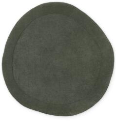Villeroy & Boch Sötétzöld kézi szövésű gyapjúkeverék kerek szőnyeg ø 160 cm Kari Organic - Villeroy&Boch