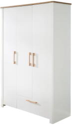 Roba Fehér gyerek ruhásszekrény 139x200 cm Ava - Roba