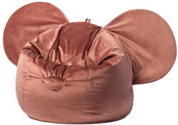 The Brooklyn Kids Ears piros bársony babzsák - The Brooklyn Kids