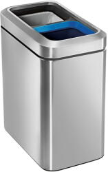 simplehuman Rozsdamentes acél szemetes szelektív hulladékhoz 20 l - simplehuman