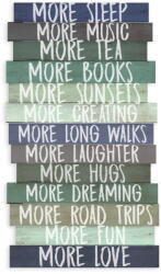 Really Nice Things Falitábla 30x50 cm I Want More - Really Nice Things