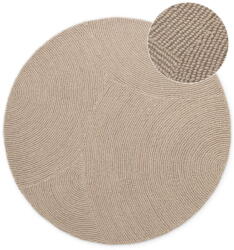 Hanse Home Bézs kézi szövésű gyapjú kerek szőnyeg ø 200 cm Eleni Light Beige - Hanse Home