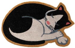 Unimasa Kókuszrost lábtörlő 40x60 cm Cat - Casa Selección