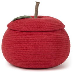 Lorena Canals Piros textil játéktároló kosár ø 28x20 cm Apple - Lorena Canals