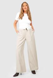 Boohoo Bézs Széles Szárú Nadrág F82 B18__46