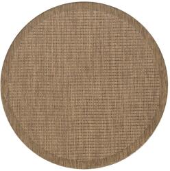 Ayyildiz Natúr színű kerek kültéri-beltéri szőnyeg ø 120 cm Giza 1410 - Ayyildiz Carpets