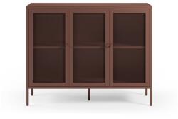 Marckeric Borvörös fém komód 121x90x40 cm Fayna - Marckeric