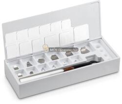 KERN M1 lemez súlykészlet precíziós mérlegekhez 1 mg - 500 mg műanyag dobozban (348-22)