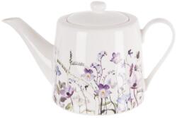 Orion Fehér-lila porcelán teáskanna 1 l Louka - Orion