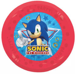 Sega Sonic a sündisznó micro prémium műanyag lapostányér 21 cm Nr1