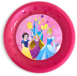 Disney Hercegnők micro prémium műanyag lapostányér 21 cm Nr1
