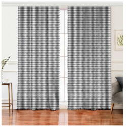 Mila Home Fehér-szürke függöny szett 2 db-os 140x260 cm - Mila Home