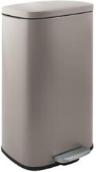 spirella Szürkésbarna acél pedálos szemetes 50 l Akira - Spirella