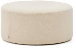 Kave Home Krémszínű buklé puff Kaeli - Kave Home - bonami - 152 241 Ft