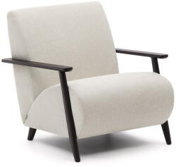 Kave Home Bézs-krémszínű zsenília fotel Meghan - Kave Home