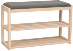 Rowico Home Natúr színű tölgyfa ülőkés cipőtartó Confetti - Rowico