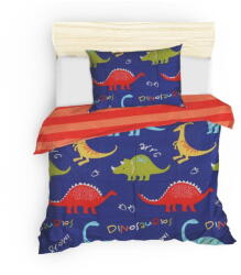 Mijolnir Kék egyszemélyes gyerek ágyneműhuzat 140x200 cm Dinazorus - Mijolnir