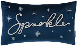 Catherine Lansfield Bársony díszpárna karácsonyi mintával 30x50 cm Sparkle - Catherine Lansfield