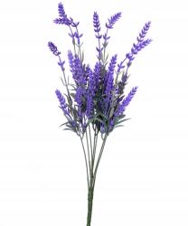 Dalia-RP Levendula művirág csokor flokkolt virágok (lawenda sztuczna dekoracja)