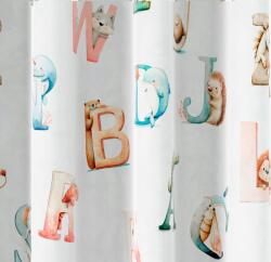Świat firan Szalagra Kész Függöny Gyerekeknek Gyerekszobába Ábécé 150x240 (25925651)