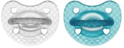 CHICCO Suzetă Physio Luxe verde/gri 16-36m, 2 buc (AGS73035.32)
