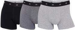 CR7 CR7, Boxeralsó logós derékpánttal - 3 pár, melange szürke, L (804382130-49-405-L)