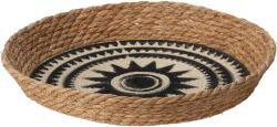 Home&Styling Collection tálalókosár, rattan, 40x6 cm, barna/fekete (KO-KR2004480)