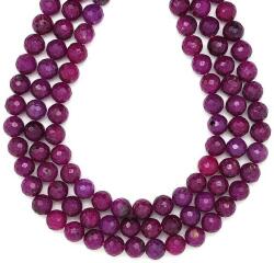  Bagoly Medál - Természetes Rubin - 7-8mm