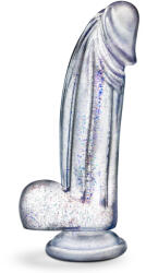 Blush Novelties Naturally Yours Bling Sparkling Clear Dildo