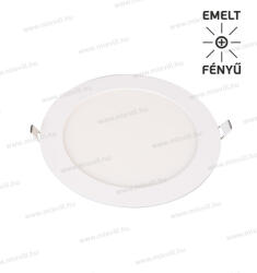 OMU Lighting 22-KPKS-12W 4000K emelt fényű, süllyesztett kerek LED panel 1200lm furat Ø 158 mm tápeg
