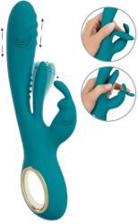 Sweet Smile Rabbit Vibrator with Thrust Function and G-Spot Stimulation Turquoise Vibrator