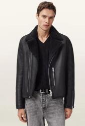 AllSaints motoros bőrdzseki CORREZ - fekete S